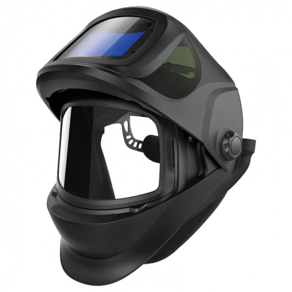 Automatic welding helmet with extraction system SideClearPlus