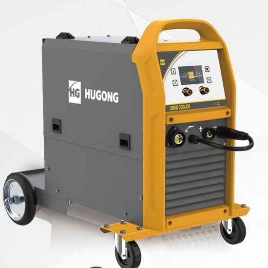MIG/MAG ir MMA suvirinimo aparatas Hugong EMIG250LCD su LCD ekranu