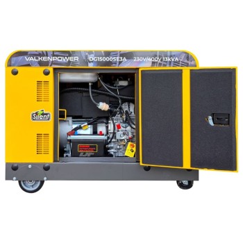 Portable diesel generator Valkenpower 10.5 kW with a sound-insulated enclosure