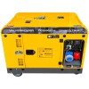Portable diesel generator Valkenpower 10.5 kW with a sound-insulated enclosure