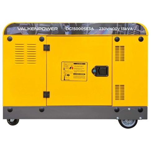 Portable diesel generator Valkenpower 10.5 kW with a sound-insulated enclosure