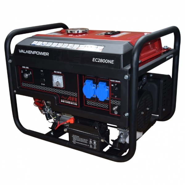 Benzininis generatorius 2.8 kW su elektriniu paleidimu