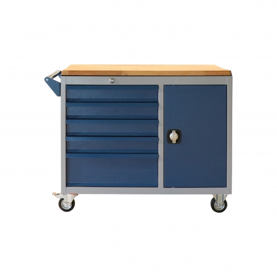 Tool trolley with 5 drawers and 1 door Valkenpower