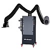 Mobile welding fume extraction system 1.1 kW, two hoses