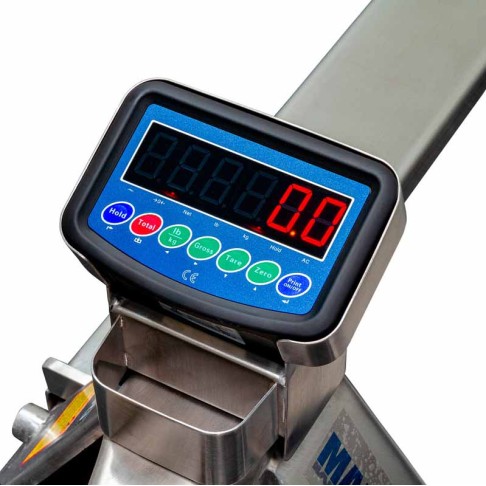 Рохля с весами 2500 кг из нержавеющей стали 115 см Mammuth