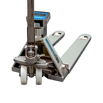 Рохля с весами 2500 кг из нержавеющей стали 115 см Mammuth