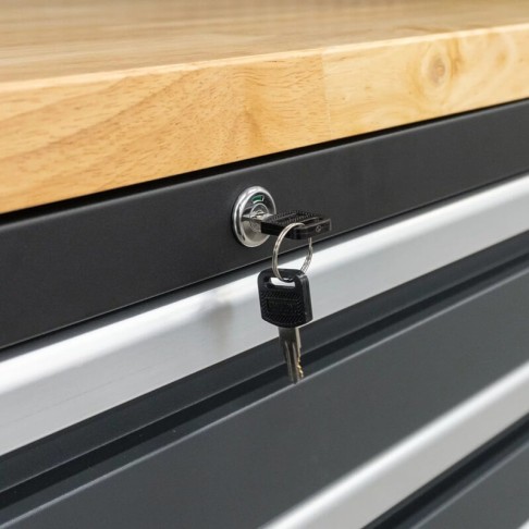 Professional 16-piece worktop set with cabinets Weber 610