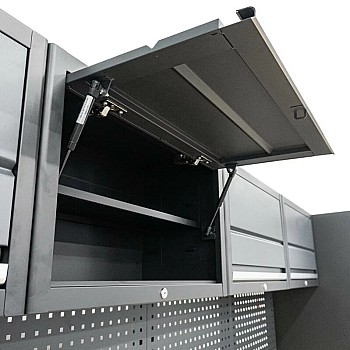 Profesionalus 16 dalių darbastalio komplektas su spintelėmis Weber 610