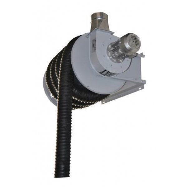Mechanical exhaust hose reel with fan WORKY GMRF+10010