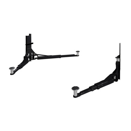 Double column lifter with mechanical claw locking and 2 + 3 stage claws, 4T BD-4000M3