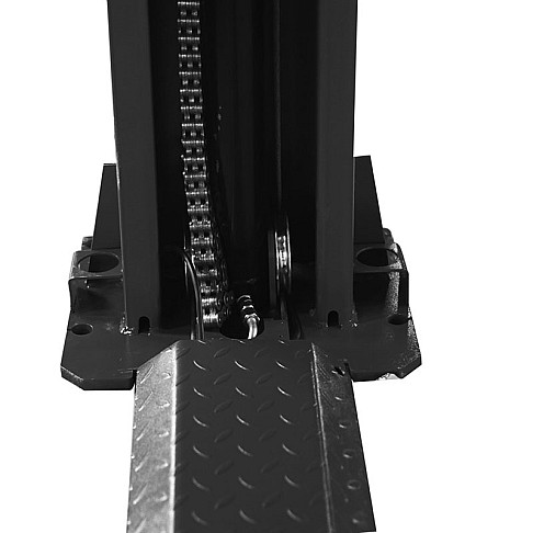 Double post lifter with electromagnetic safety locking, 3 + 3-steps arms 4t BD-4000EL33