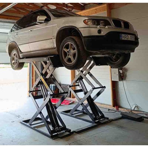 Dvigubas žirklinis keltuvas BD-S4DE, 3500 kg