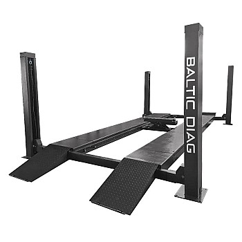 Четырехстоечный подъемник с подъемом оси, 8000 кг, BD-8000