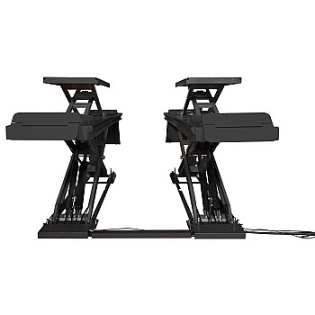 Низкопрофильный ножничный подъёмник с интегрированным дополнительным подъёмником BD640WAF