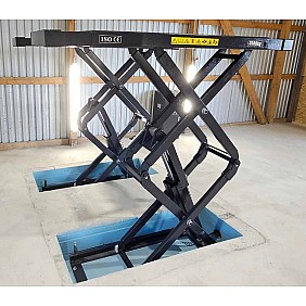 Recessed double scissor lift BD-S4, 3500 kg