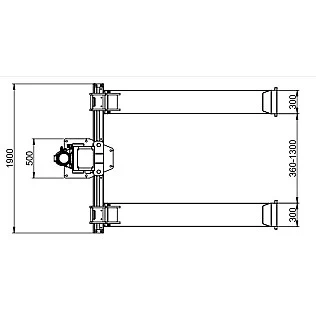 Electro-hydraulic single column lift ATH-Single Lift 12PL