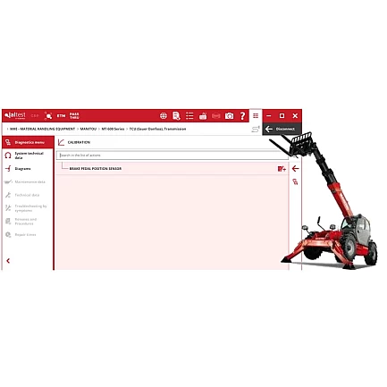 Universal lifting equipment diagnostic tool Jaltest MHE