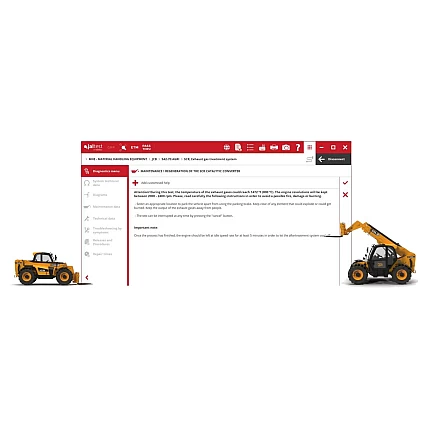 Universal lifting equipment diagnostic tool Jaltest MHE