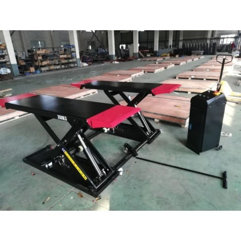 Mobile mid-rise scissor lift for vehicles BD-S2