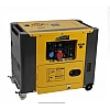 Uždaros konstrukcijos dyzelinis generatorius 230V / 400V 4,6 kW