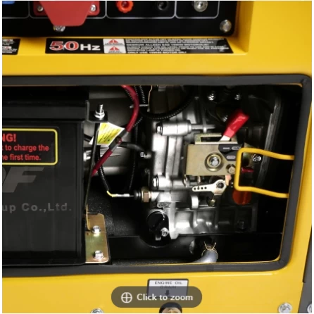 Uždaros konstrukcijos dyzelinis generatorius 230V / 400V 4,6 kW