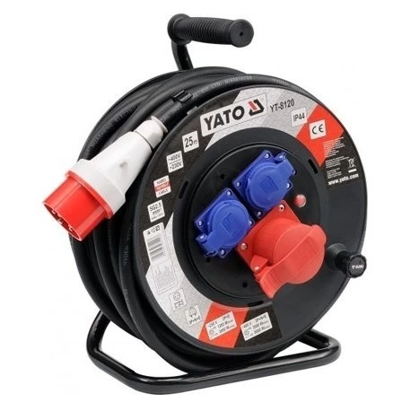 Extension cord with coil 25m 5G2.5mm² 230 / 400V