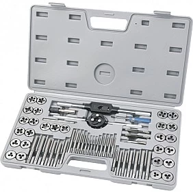 Set of taps and taps 60pcs. M3-M12, SAE