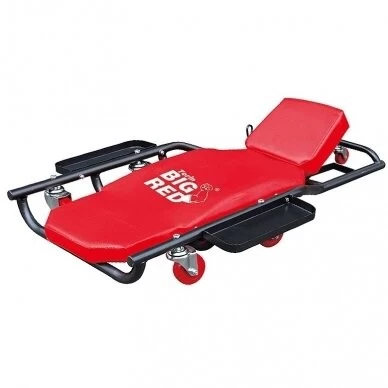Trolley under the car with side storage