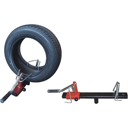 Manual tabletop tire spreader