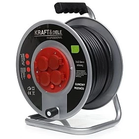 Extension cord with reel 30m 3g2.5mm