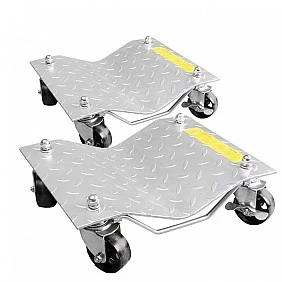 Vežimėlis-platforma transporto priemonių ratams 680 kg (2 vnt.)