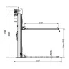 Electro-hydraulic single column lift ATH-Single Lift 12PL