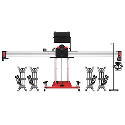 ADAS kalibravimo sistema Autel IA800 su optine pozicionavimo sistema