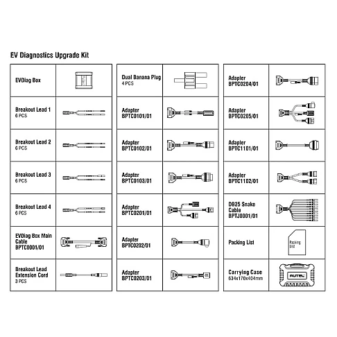 Профессиональное диагностическое оборудование для электромобилей Autel MaxiSys Ultra EV