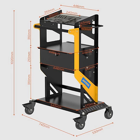 Передвижная тележка для диагностического оборудования AUTOOL 3 Tier