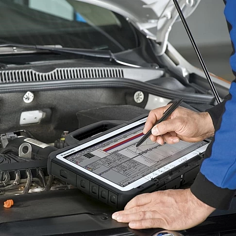 Panasonic Toughbook CF-D1 laptop for diagnostics