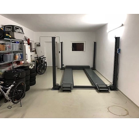 Четырёхстоечный парковочный подъёмник Smaller