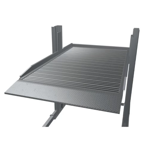 Dviejų kolonų parkingo keltuvas grindiniam šildymui