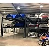 Четырёхстоечный парковочный подъёмник на шесть автомобилей