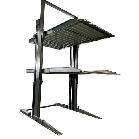 Двухстоечный парковочный подъёмник на три автомобиля