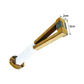 Straight induction heater nozzle