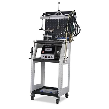 Automobilio kėbulo taškinio suvirinimo įrenginys aliuminiui su vėžimėliu