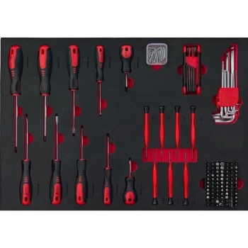 Тележка для инструментов с 7 ящиками и 290 инструментами BD-22