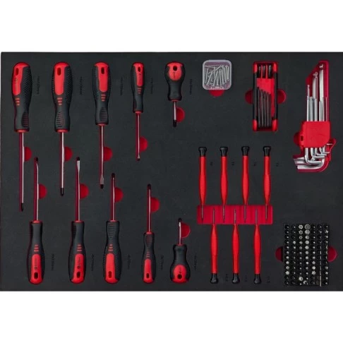 Тележка для инструментов с 7 ящиками и 290 инструментами BD-22