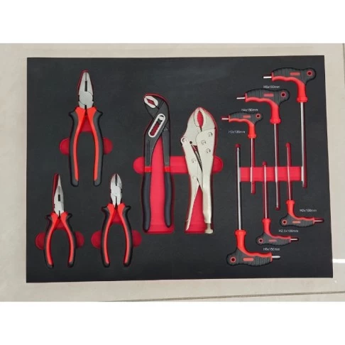 Тележка для инструментов с 7 ящиками и 420 инструментами BD-34