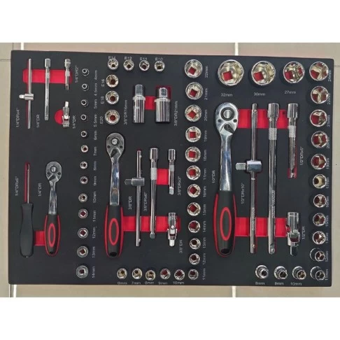 Тележка для инструментов с 7 ящиками и 420 инструментами BD-34