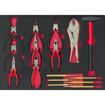 Тележка для инструментов с 10 ящиками и 471 инструментом BD-RC39