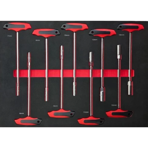 Tool trolley with 10 drawers and 471 tools BD-RC39