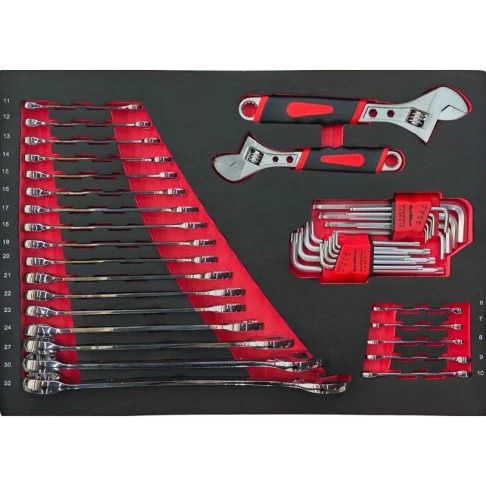 Tool trolley with 10 drawers and 471 tools BD-RC39