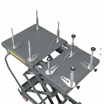 Mobile electric hoist for electric vehicle batteries 1200 kg